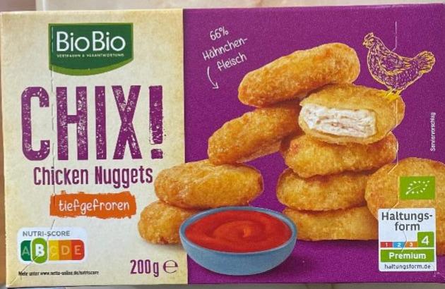 Fotografie - Chix! Chicken Nuggets tiegefroren BioBio