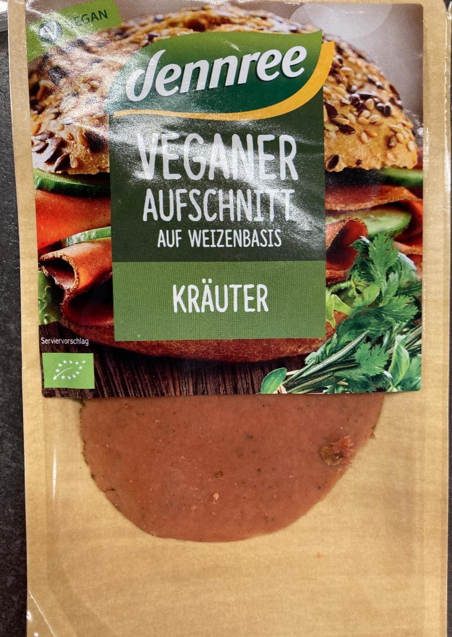 Fotografie - Veganer Aufschnitt auf Weizenbasis Kräuter Dennree