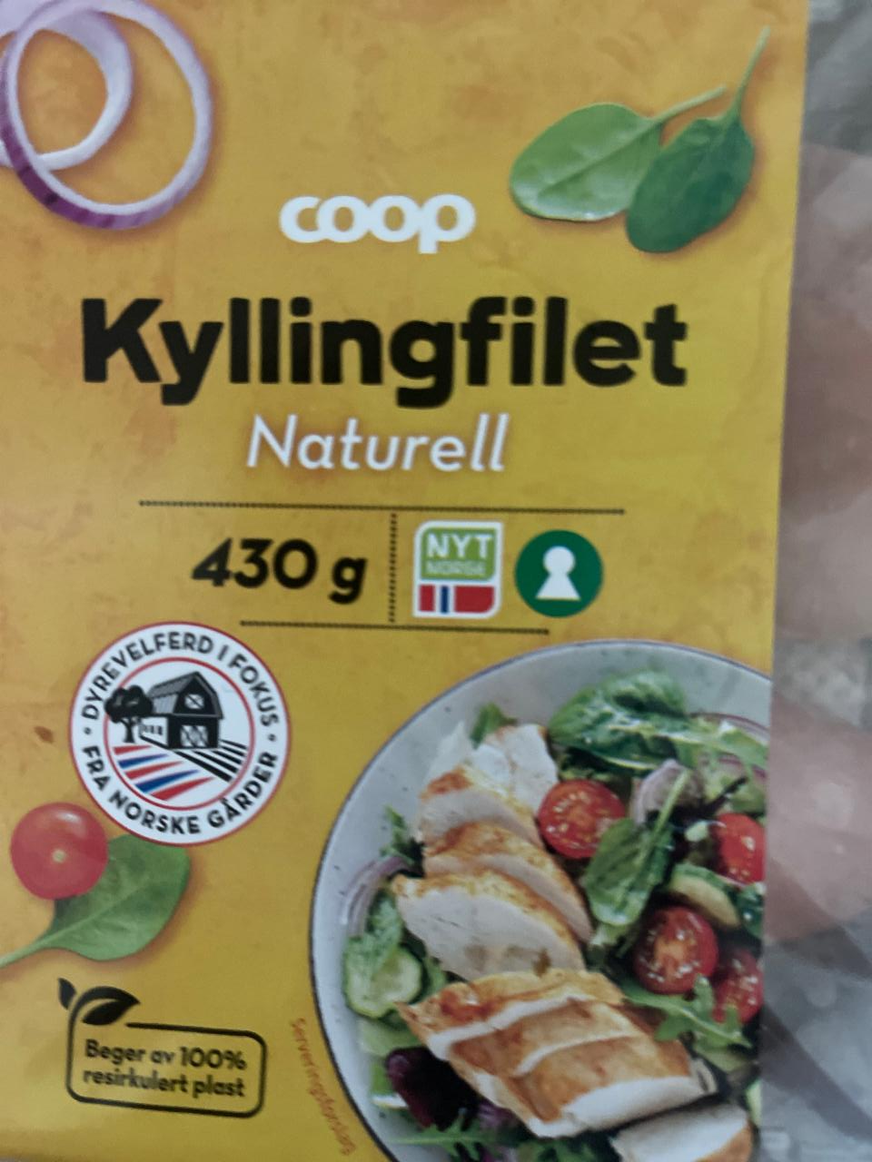 Fotografie - Kyllingfilet naturell Coop