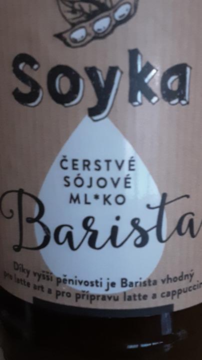 Fotografie - Čerstvé sójové ml*ko Barista Soyka