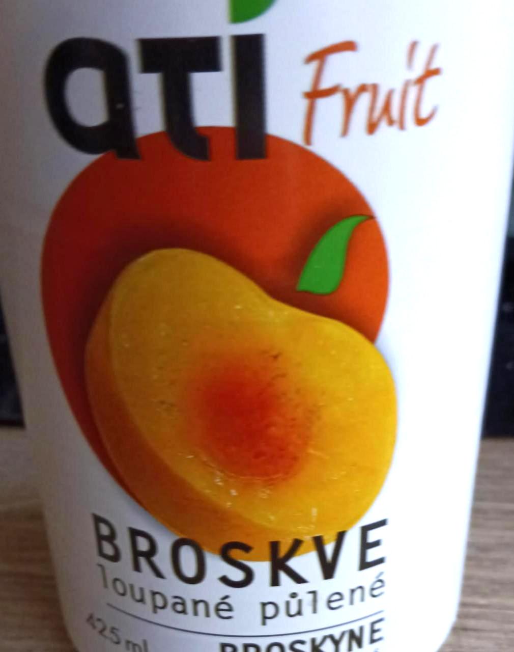 Fotografie - Broskve loupané půlené Ati Fruit