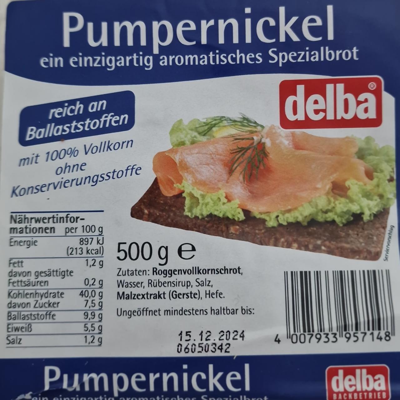 Fotografie - Pumpernickel Delba