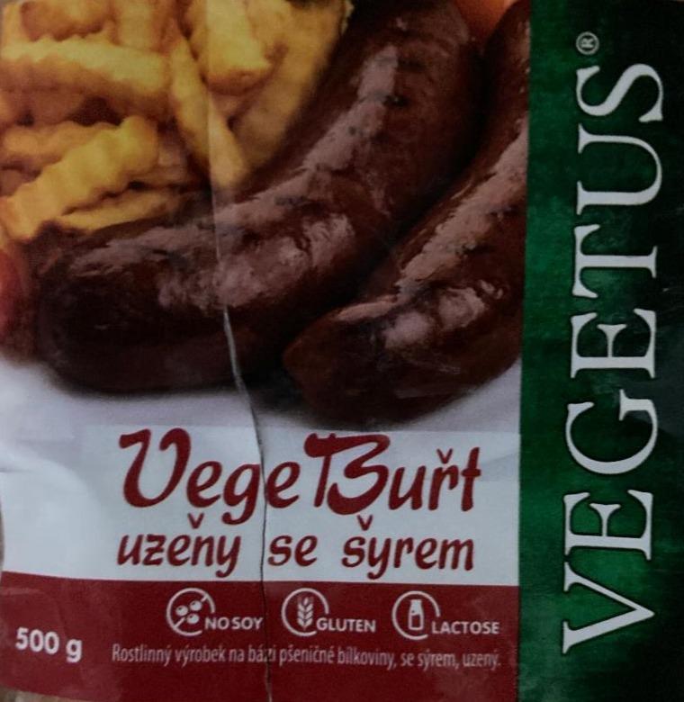 Fotografie - VegeBuřt uzený se sýrem Vegetus