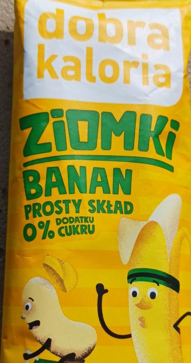 Fotografie - Ziomky banan prosty sklad 0% dodatku cukru Dobra Kaloria