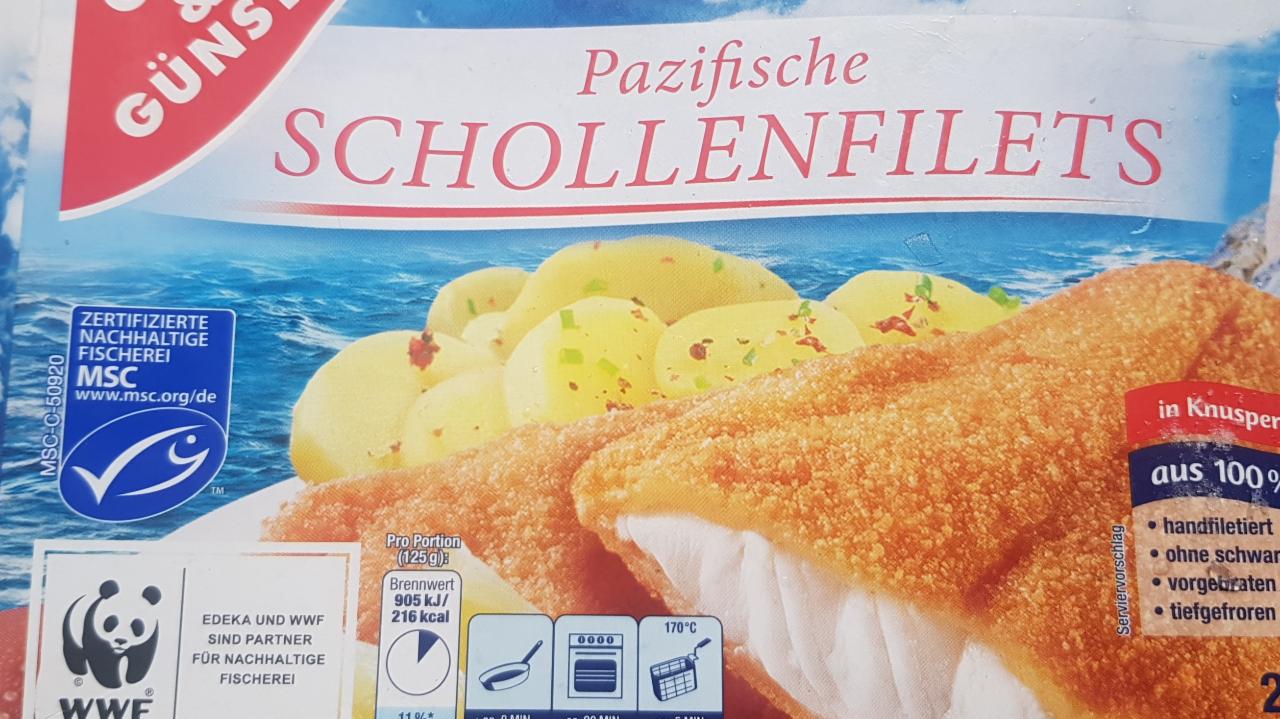 Fotografie - Pazifische Schollenfilets in Knusperpanade Gut & Günstig