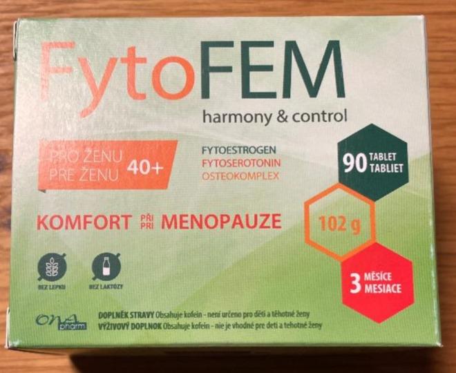 Fotografie - FytoFem harmony & control OnaPharm