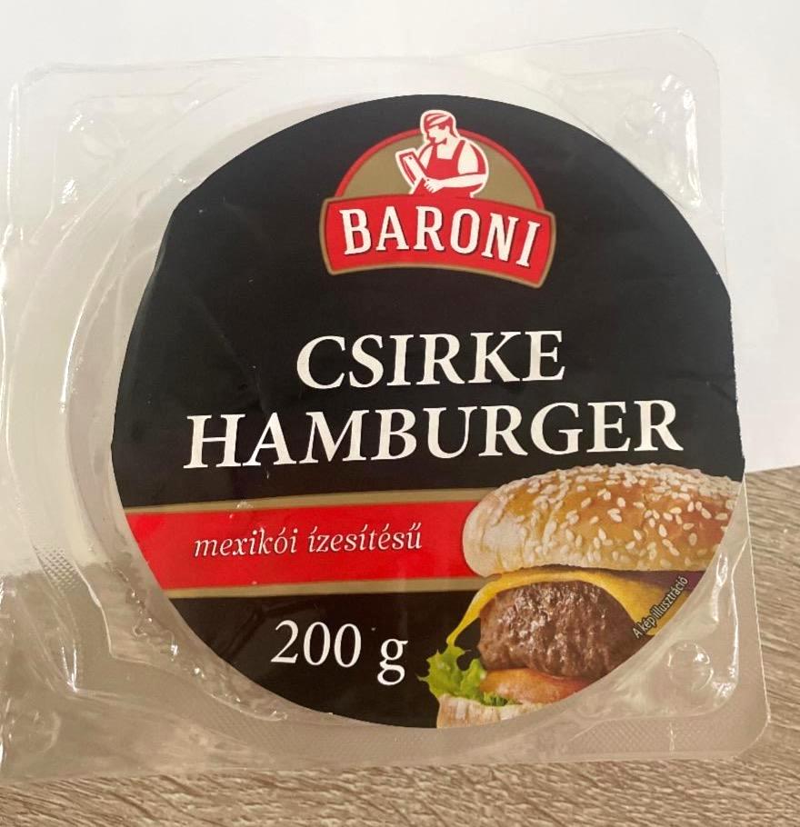 Fotografie - Kurací hamburger mexiko Baroni