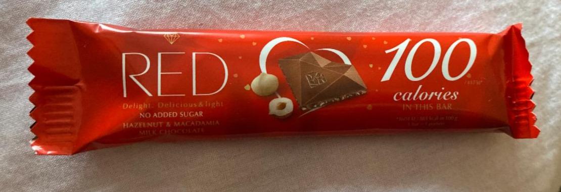 Fotografie - Milk Chocolate Hazelnuts & Macadamia 100kcal RED Delight