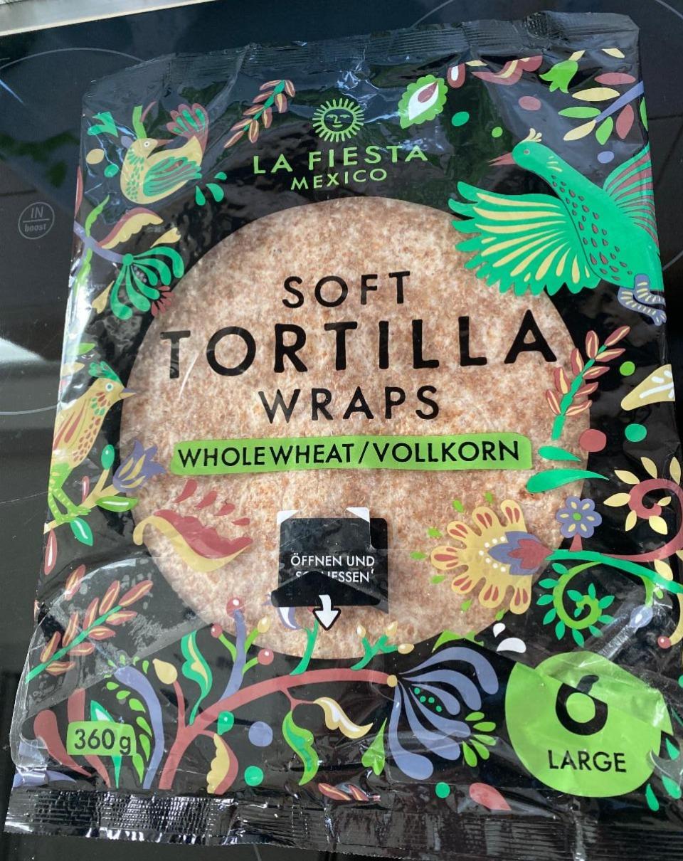 Fotografie - Soft Tortilla Wraps Whole Wheat La Fiesta Mexico