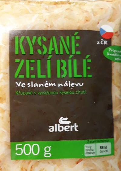 Fotografie - kysané zelí bílé ve slaném nálevu Albert