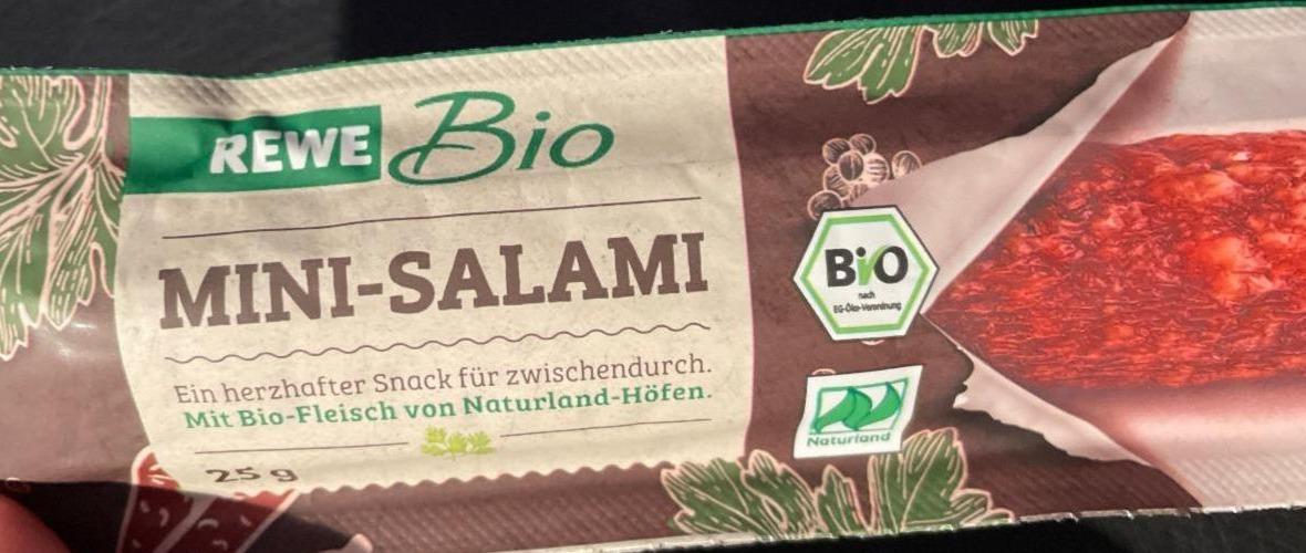 Fotografie - Mini-Salami Rewe Bio