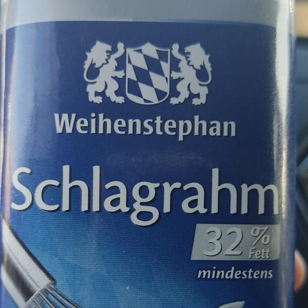 Fotografie - Schlagrahm 32% Fett Weihenstephan