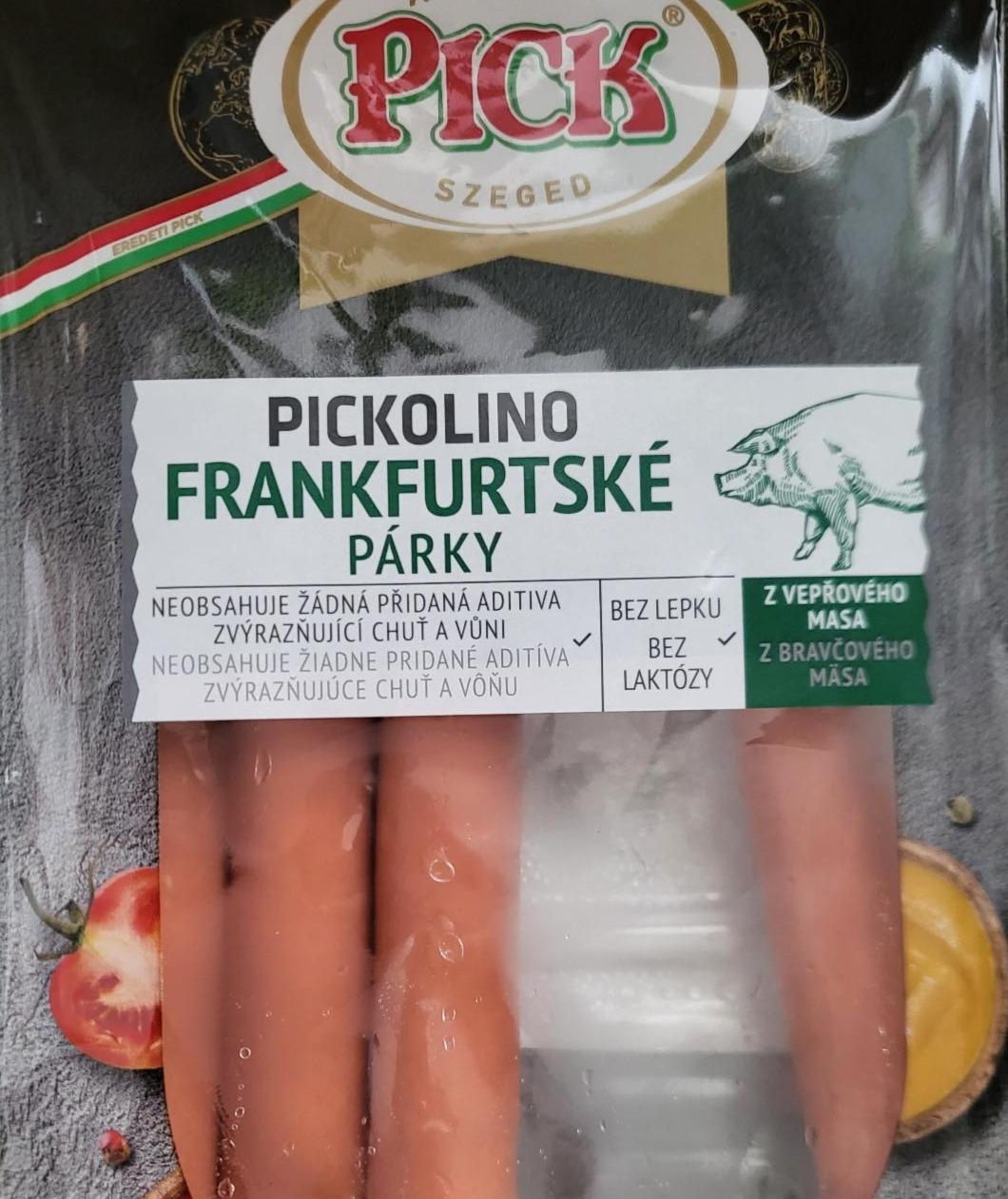 Fotografie - Pickolino Frankfurtské párky Pick