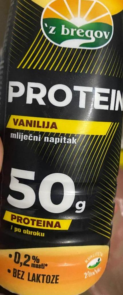 Fotografie - Protein vanilija mliječni napitak 'z bregov