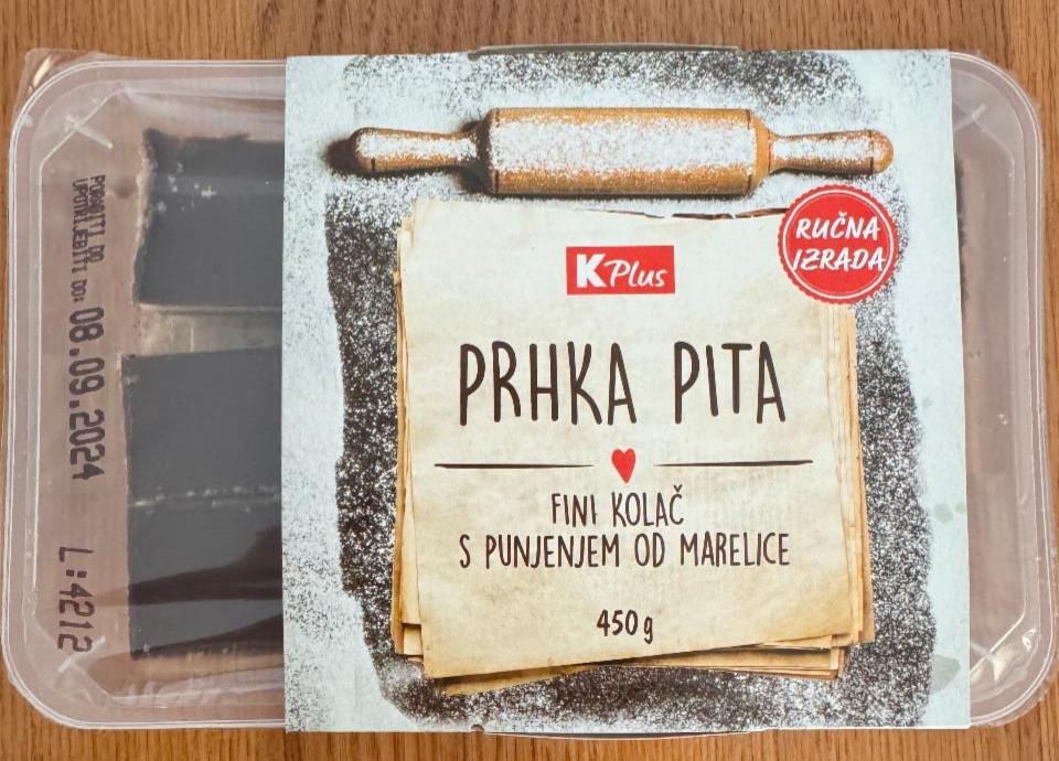 Fotografie - Prhka pita fini kolač s punjenjem od marelice KPlus