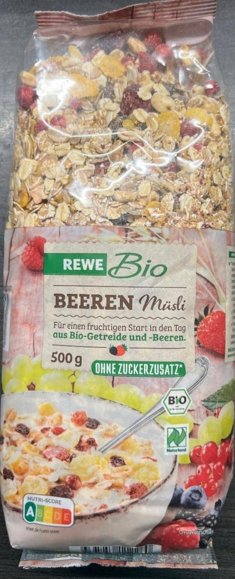 Fotografie - Beeren Müsli Rewe Bio