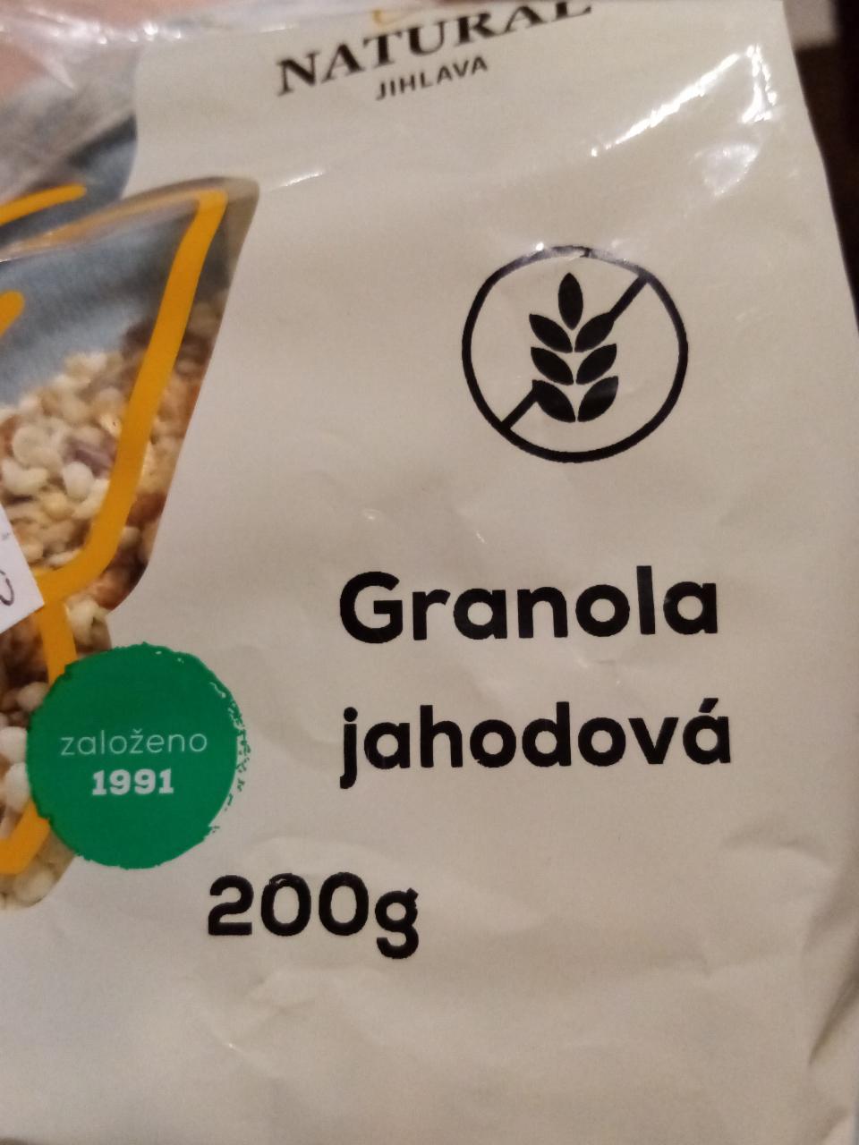 Fotografie - Granola jahodová Natural Jihlava