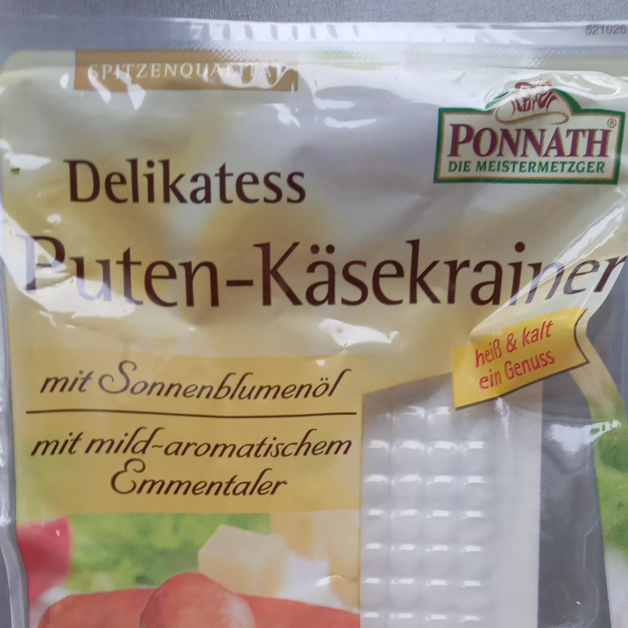 Fotografie - Delikatess Puten-Käsekrainer Ponnath