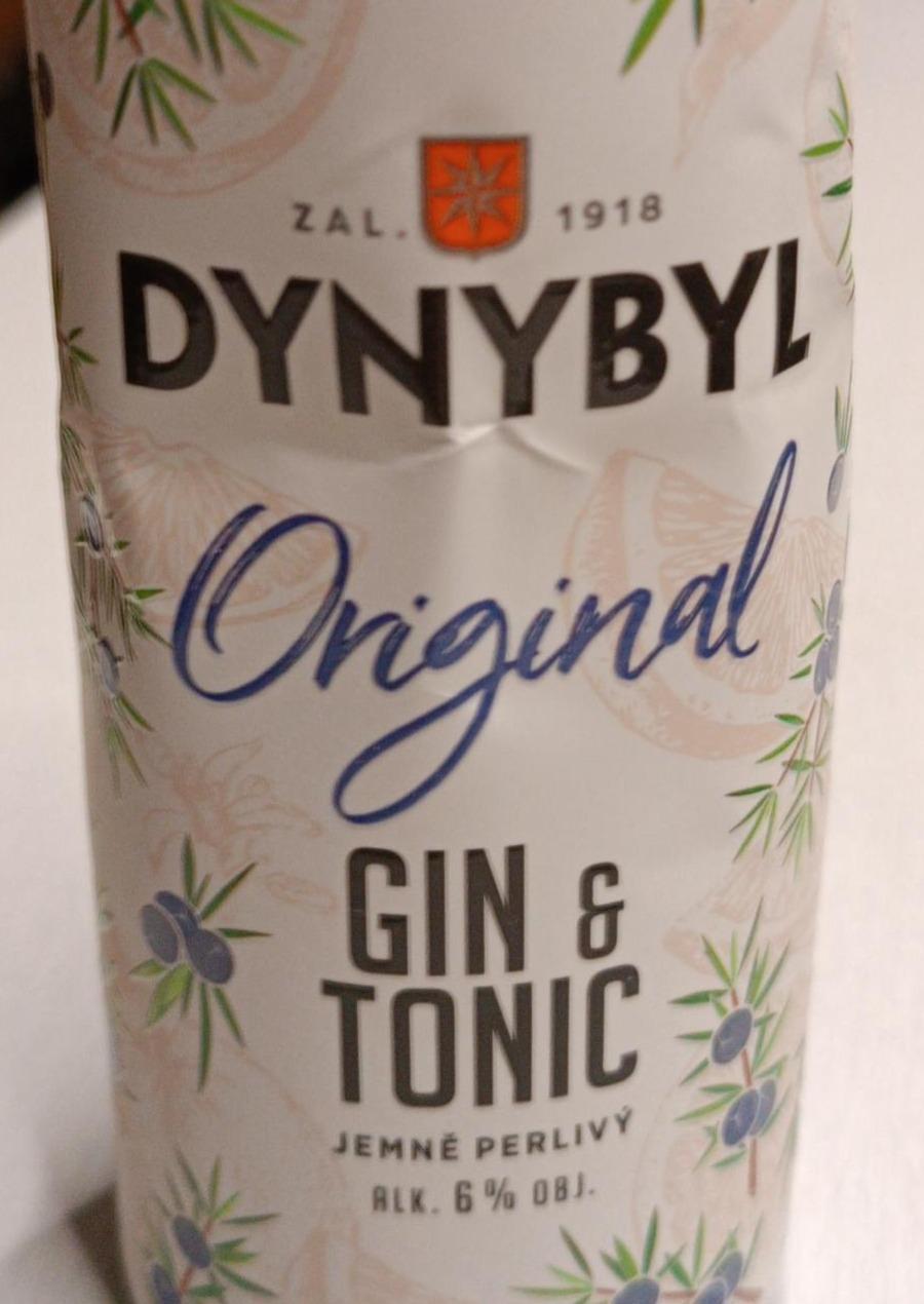 Fotografie - Original GIN & TONIC jemně perlivý Dynybyl