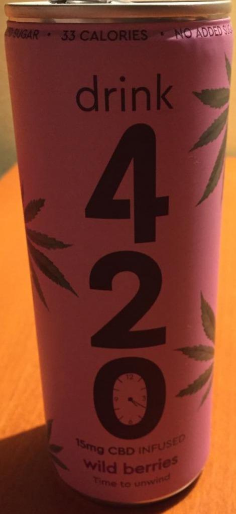 Fotografie - Drink 420 CBD Infused Wild Berries