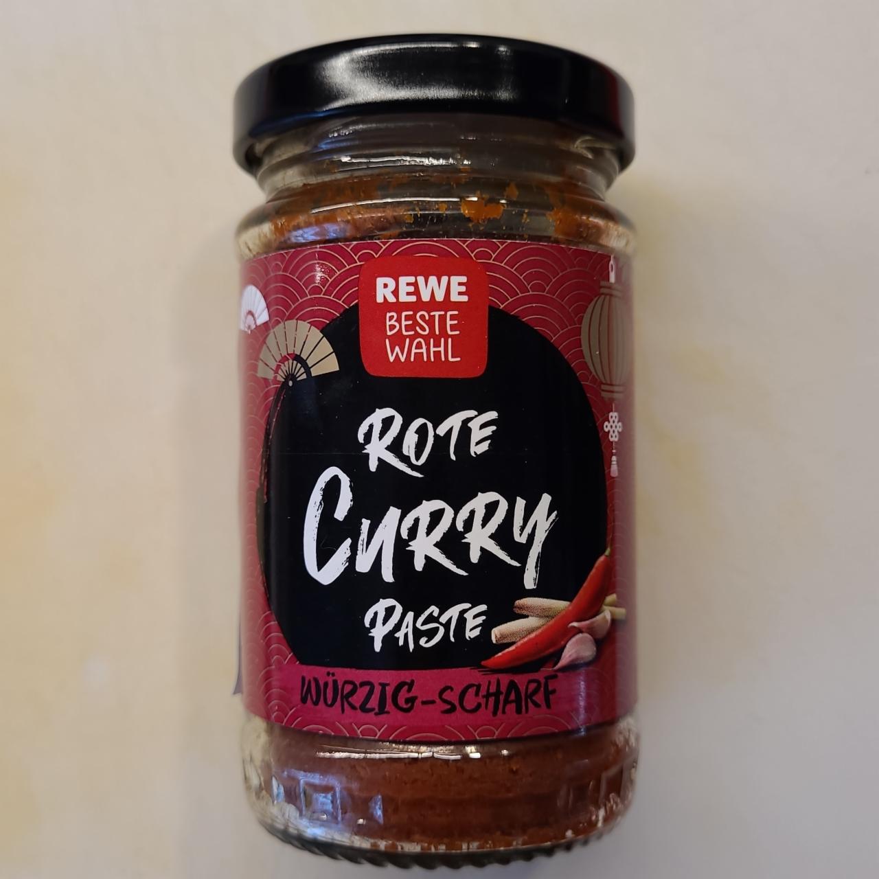 Fotografie - Rote curry paste würzig-scharf Rewe beste wahl