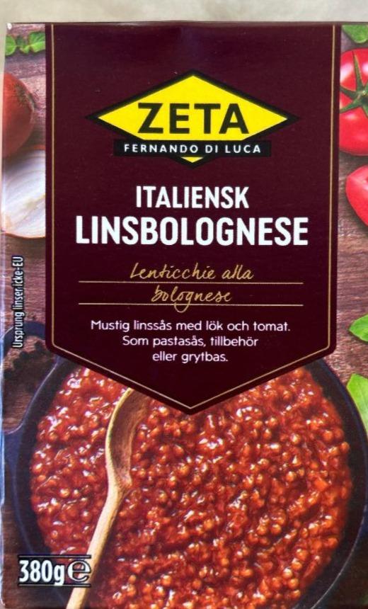 Fotografie - Italiensk linsbolognese Zeta