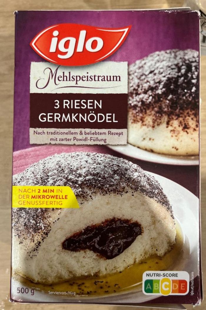 Fotografie - 3 Riesen-Germknödel Iglo