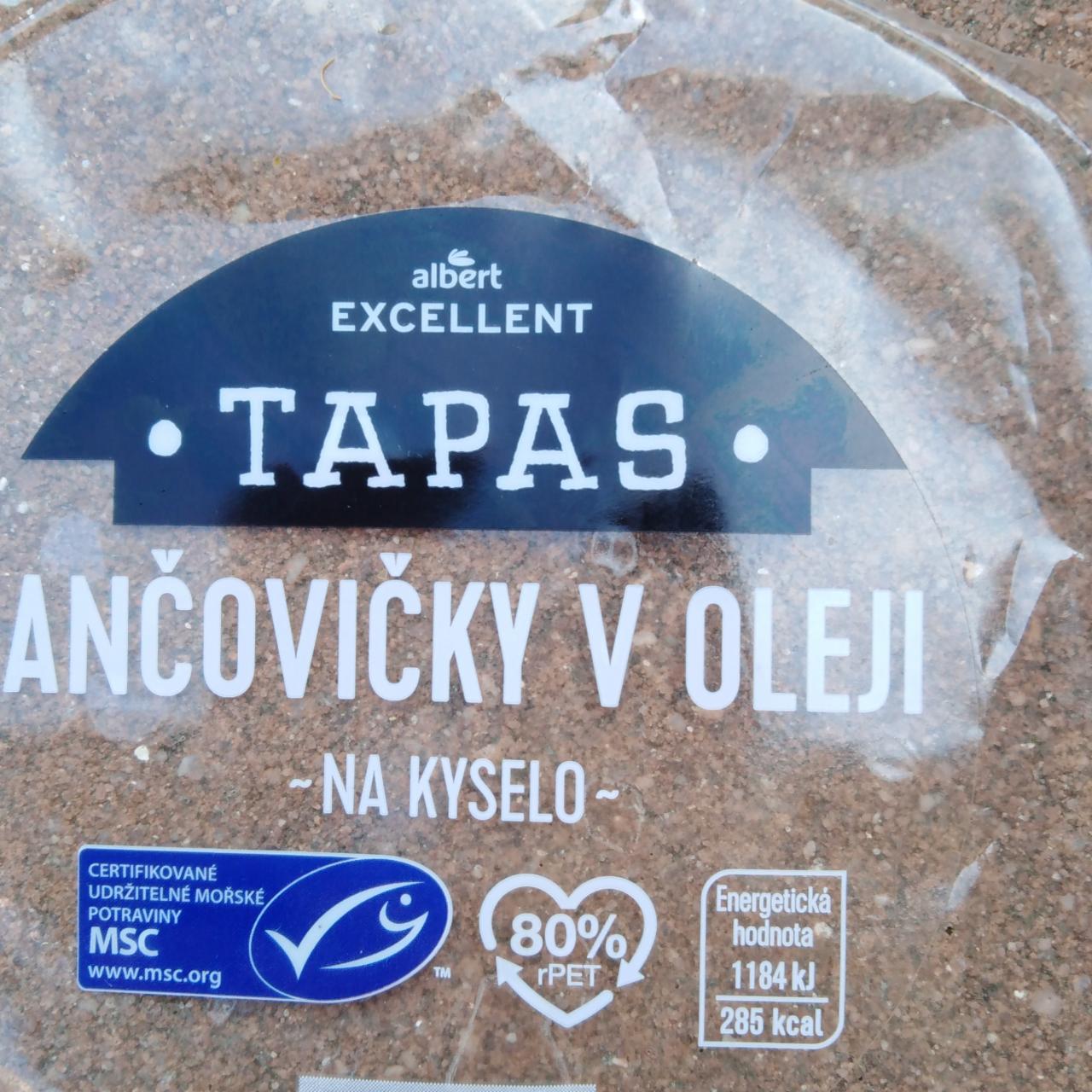 Fotografie - Tapas Ančovičky v oleji Na kyselo Albert Excellent