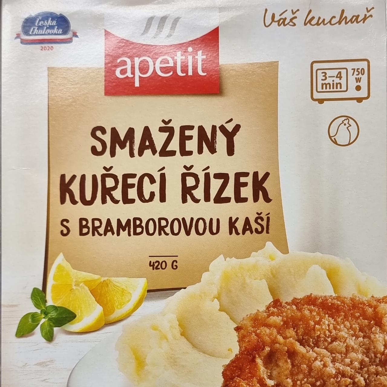 Fotografie - Smažený kuřecí řízek s bramborovou kaší Apetit