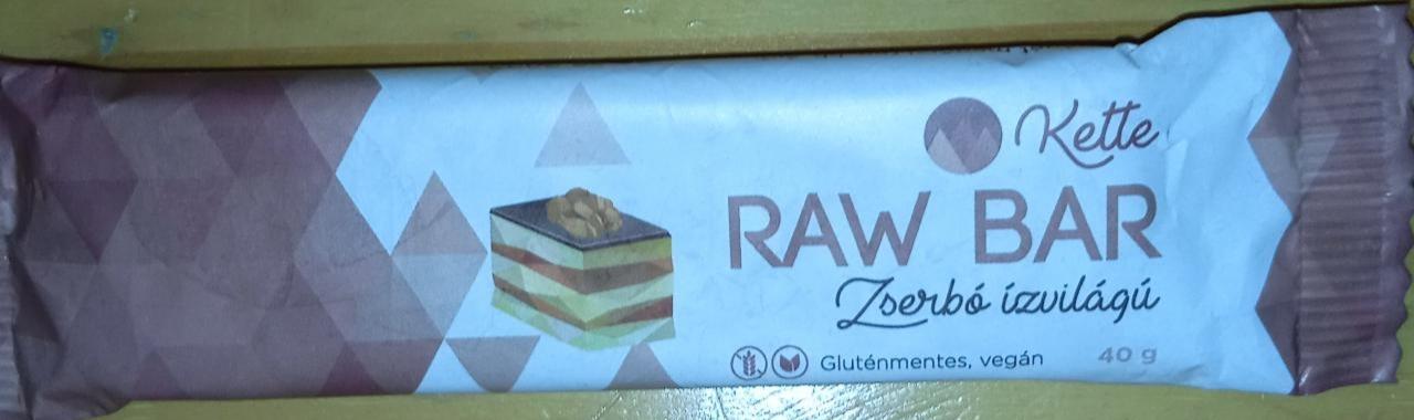 Fotografie - Kette Raw Bars Zserbó ízvilágú