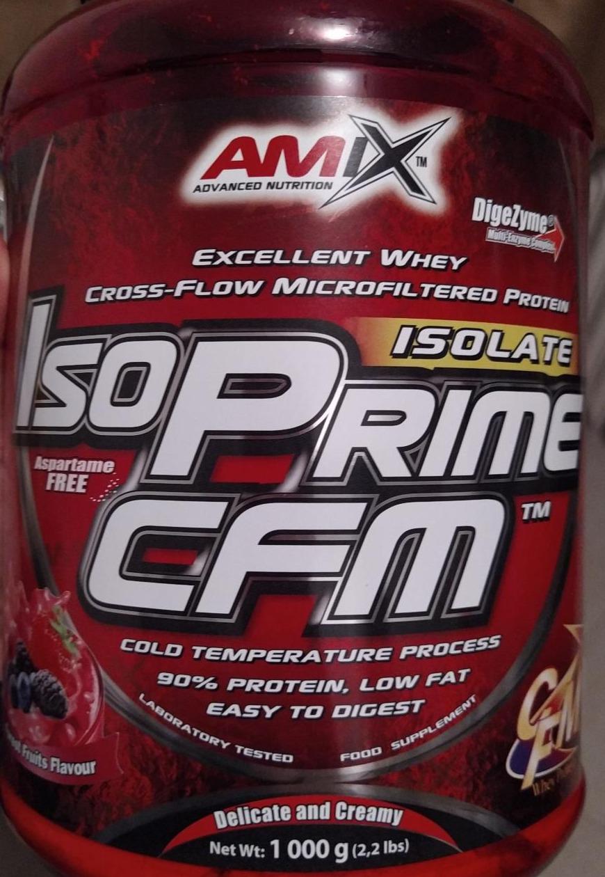 Fotografie - IsoPrime CFM Isolate Forest Fruits Amix Nutrition