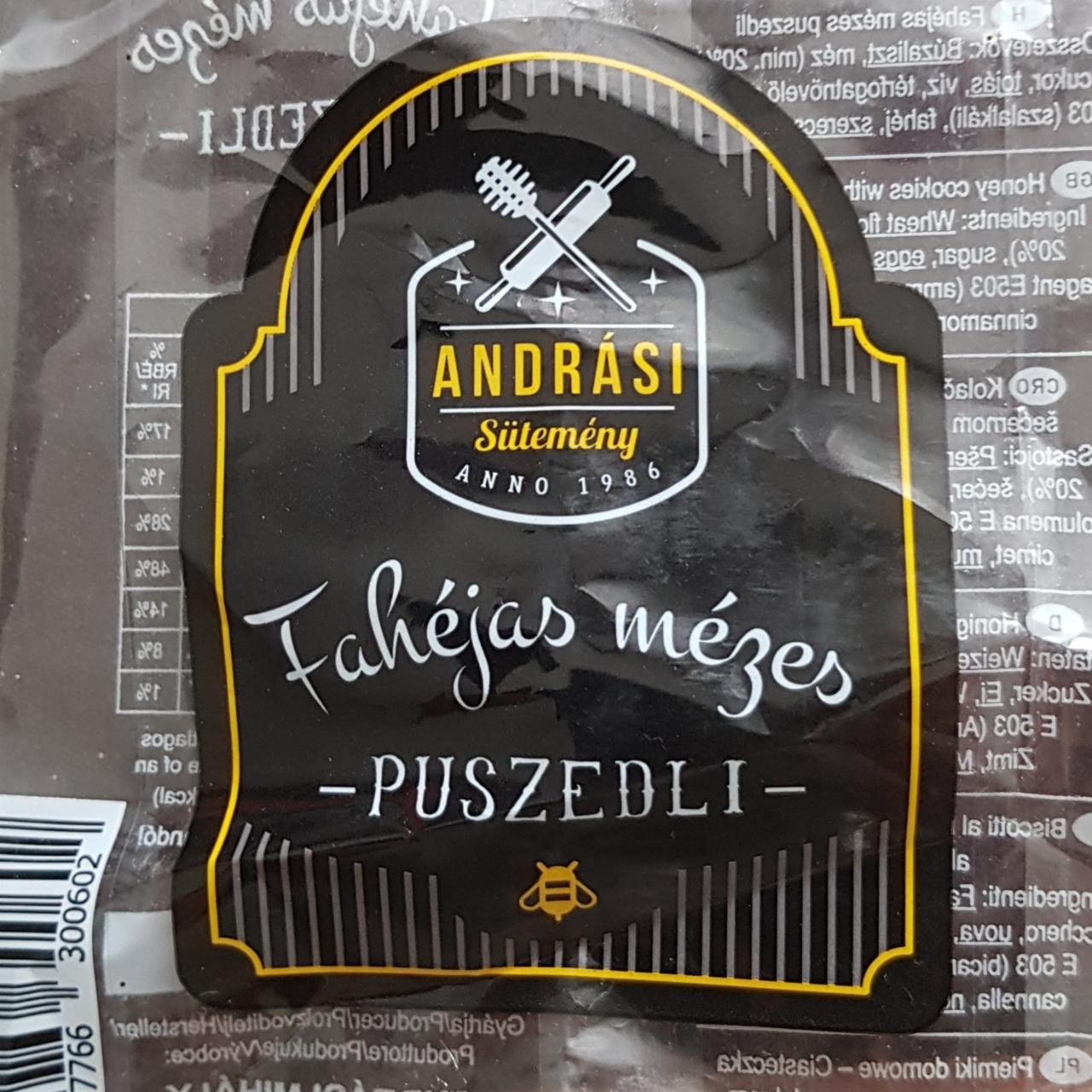 Fotografie - Fahéjas mézes Puszedli Andrási