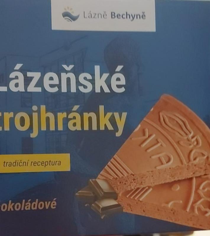 Fotografie - lázeňské trojhránky Lázně Bechyně