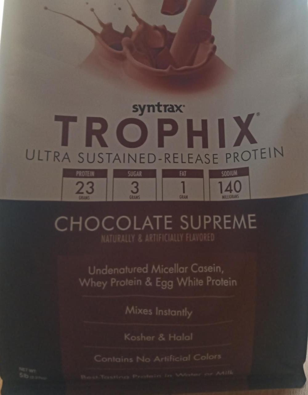 Fotografie - Trophix chocolate supreme Syntrax