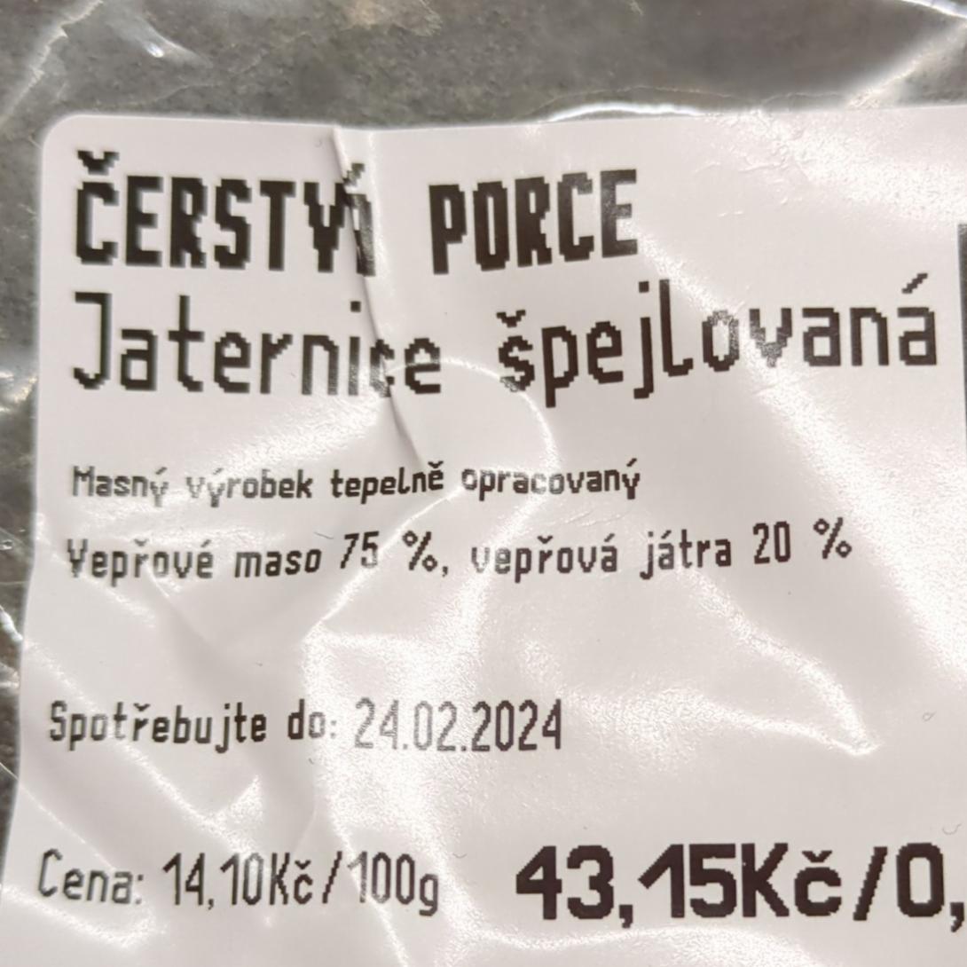 Fotografie - Jaternice špejlovaná Čerstvá porce