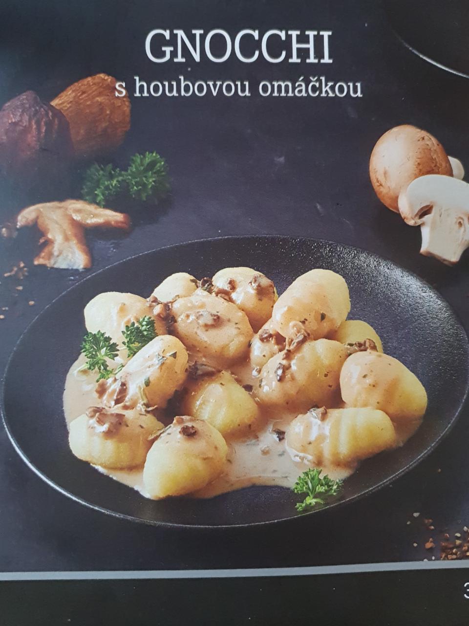 Fotografie - Gnocchi s houbovou omáčkou Lidl