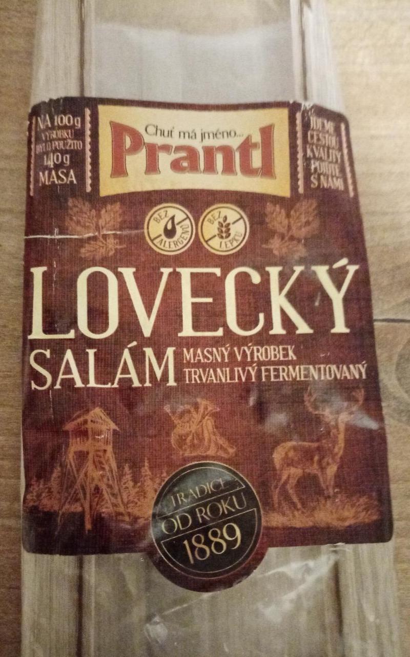 Fotografie - Lovecký salám Prantl