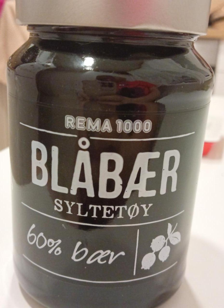 Fotografie - Blåbærsyltetøy Rema 1000