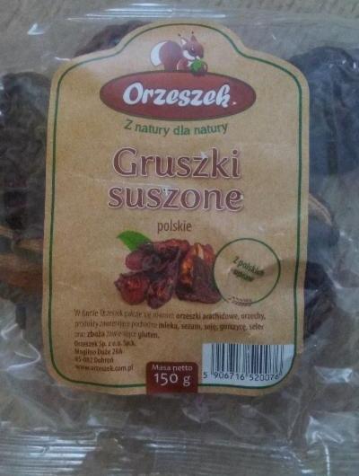 Fotografie - Gruszki suszone polskie Orzeszek