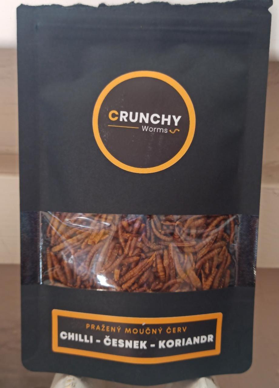 Fotografie - Pražený moučný červ chilli-česnek-koriandr Crunchy Worms