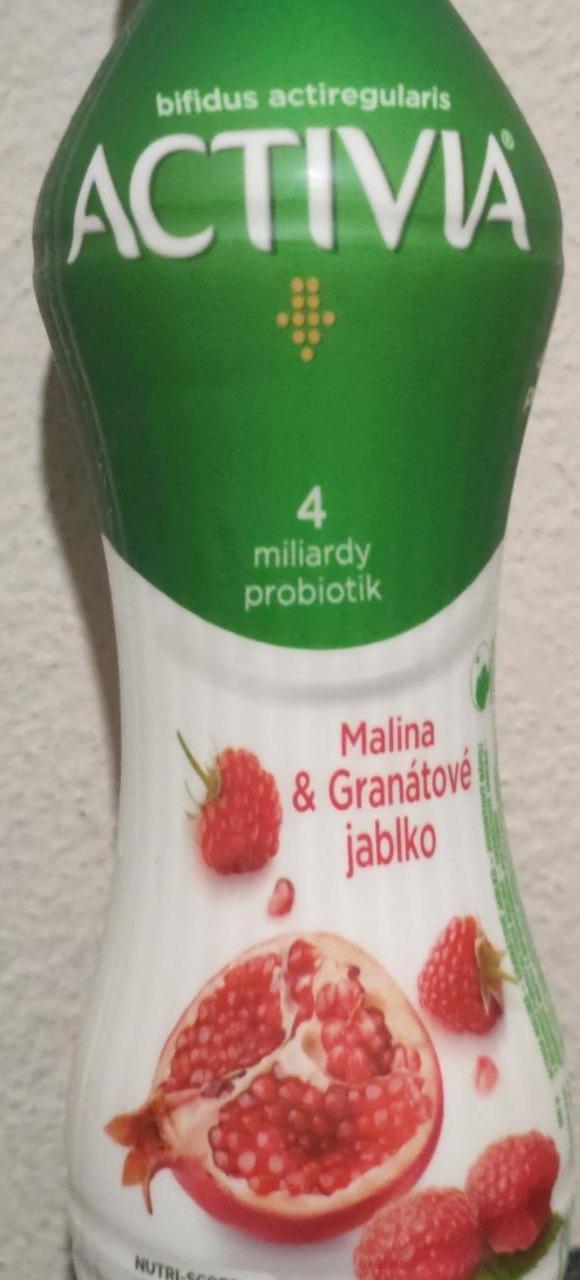 Fotografie - Activia jogurtový nápoj malina & granátové jablko