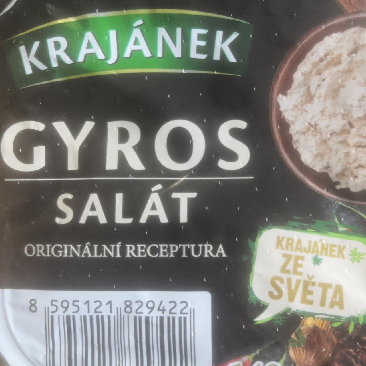 Fotografie - Gyros salát Krajánek