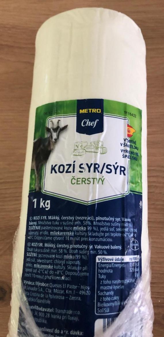 Fotografie - Kozí sýr čerstvý Metro Chef