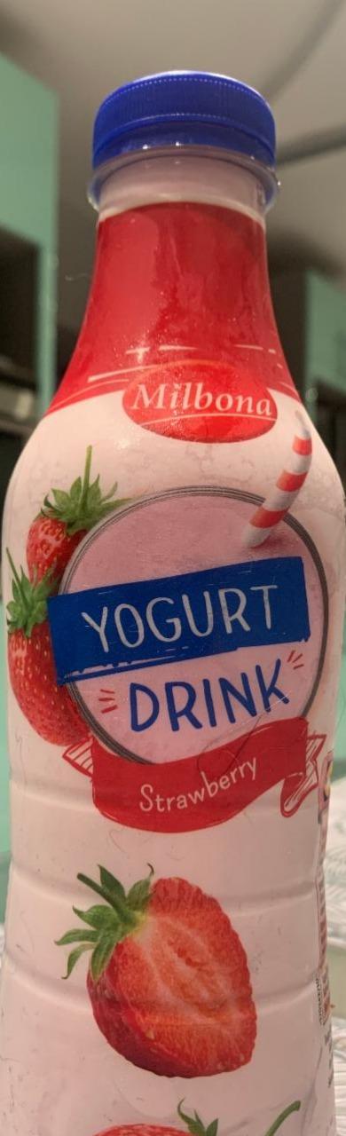 Fotografie - Yogurt drink Strawberry Flavour Milbona