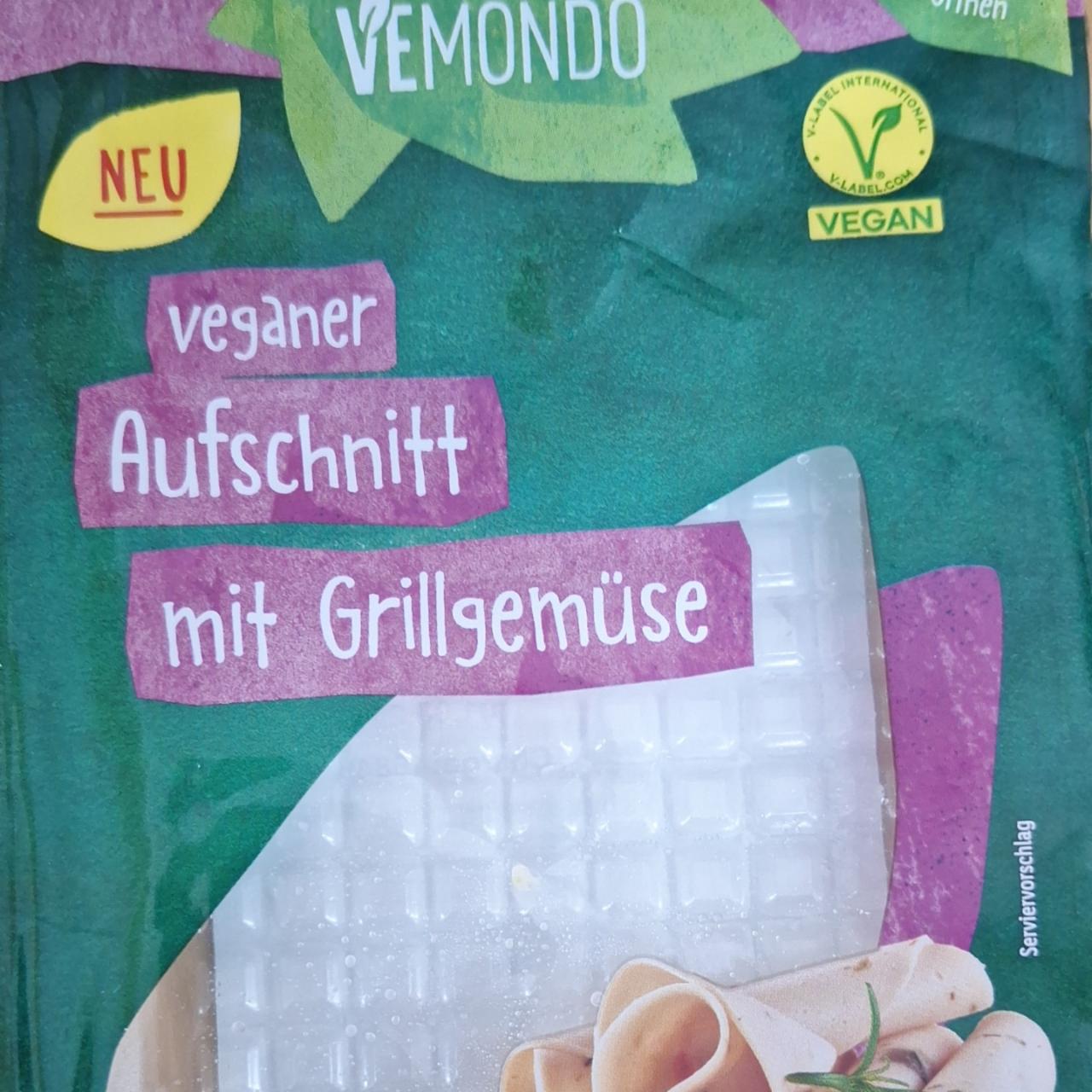 Fotografie - Veganer Aufschnitt mit Grillgemüse Vemondo