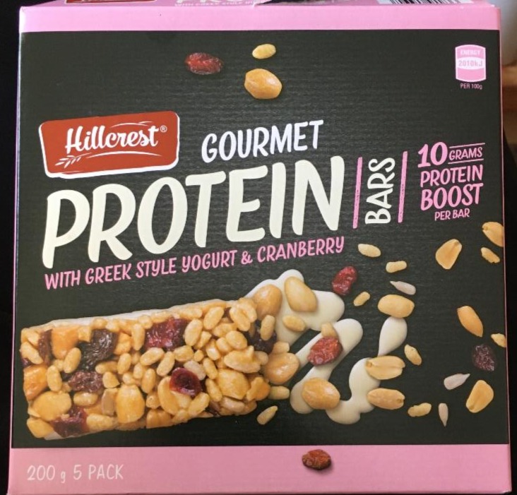 Fotografie - Gourmet Protein Bar With Greek Style Yoghurt & Cranberry Hillcrest