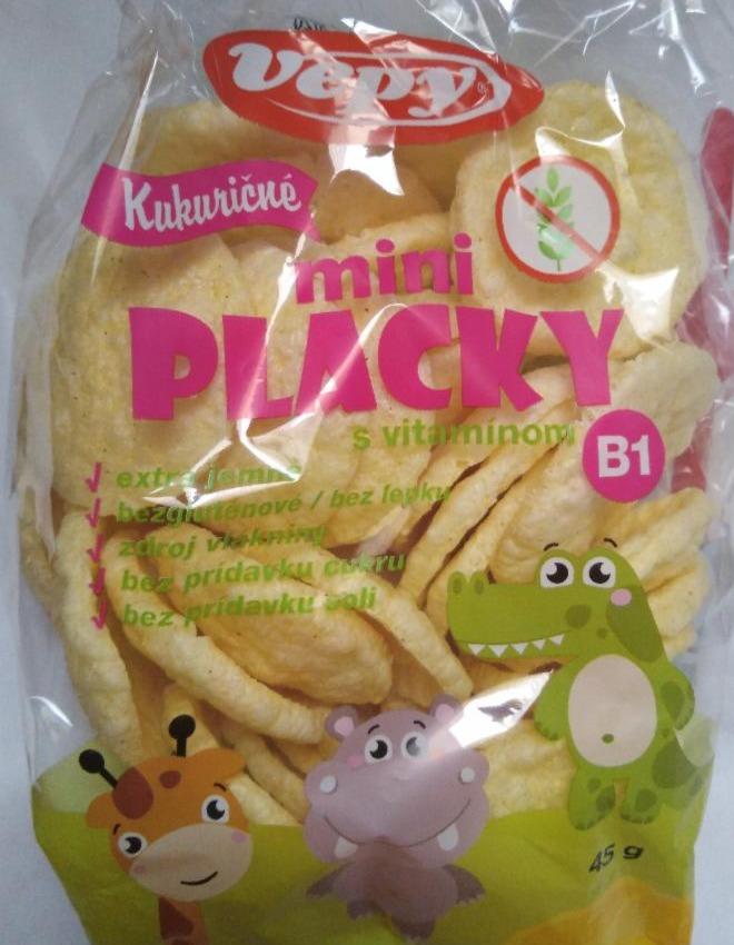 Fotografie - Kukuřičné mini placky s vitamíny Vepy