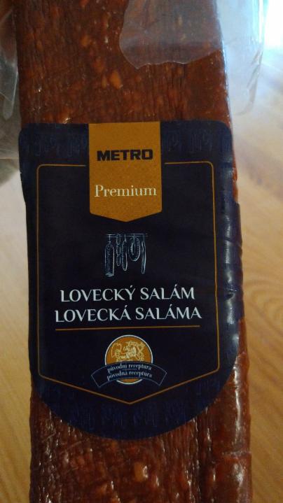 Fotografie - Metro premium lovecký salám