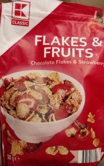 Fotografie - Flakes & Fruits Chocolate flakes & strawberry K-Classic