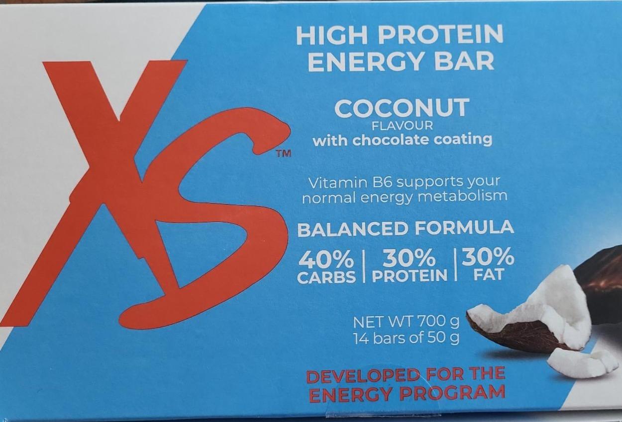 Fotografie - High protein energy bar coconut flavour XS